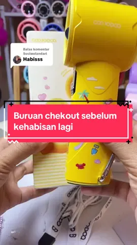 Membalas @Suciwulandari jangan kelamaan mikir lagi ya nnti keburu habis #goojodoqxnailong #goojodoqcuan #gfscompetition #kipasanginportable #kipasangin 