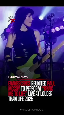 During their headlining set at Louder Than Life in Louisville, Evanescence treated the crowd to a surprise appearance by Paul McCoy of 12 Stones. Together they delivered “Bring Me To Life,” the Grammy-winning single from Fallen that defined a generation of alternative metal and has now earned diamond certification in the United States. • • • • • • • • • • • • • #frecuenciarock #fyp             #louderthanlife #evanescence #bringmetolife 