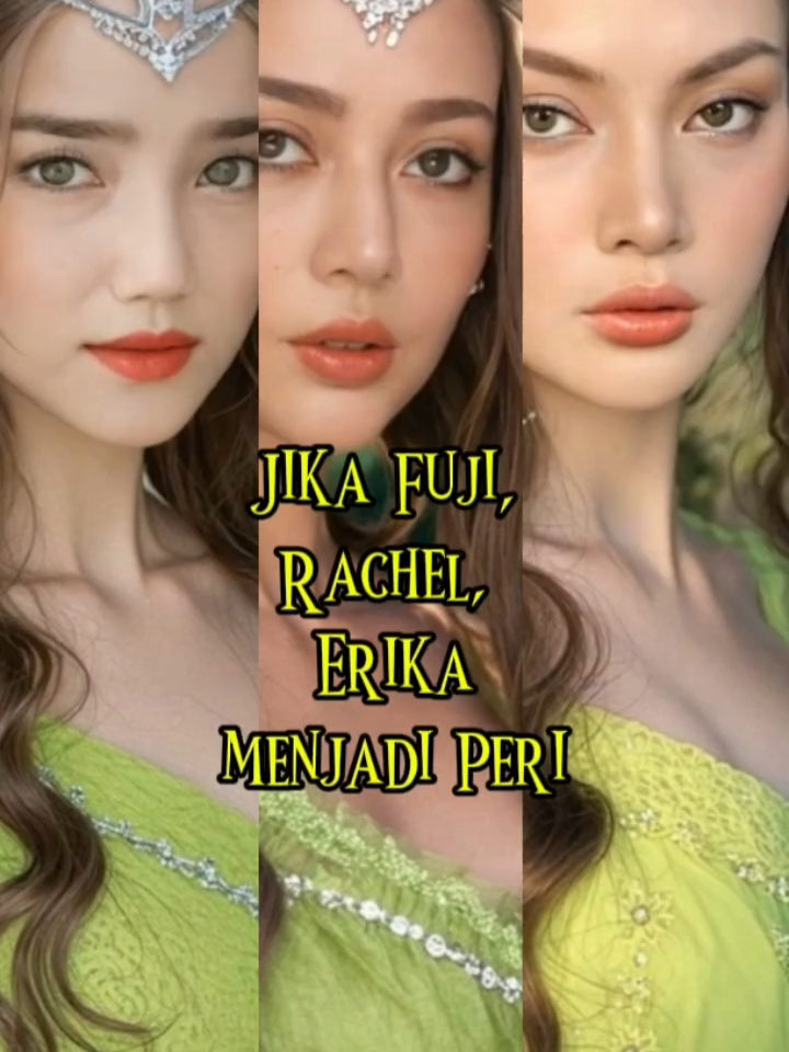 Fuji, Rachel Vennya, dan Erika Carlina sebagai Ibu Peri untuk Gala, Andrew, Biru dan Chava #ai #bukanbeneran