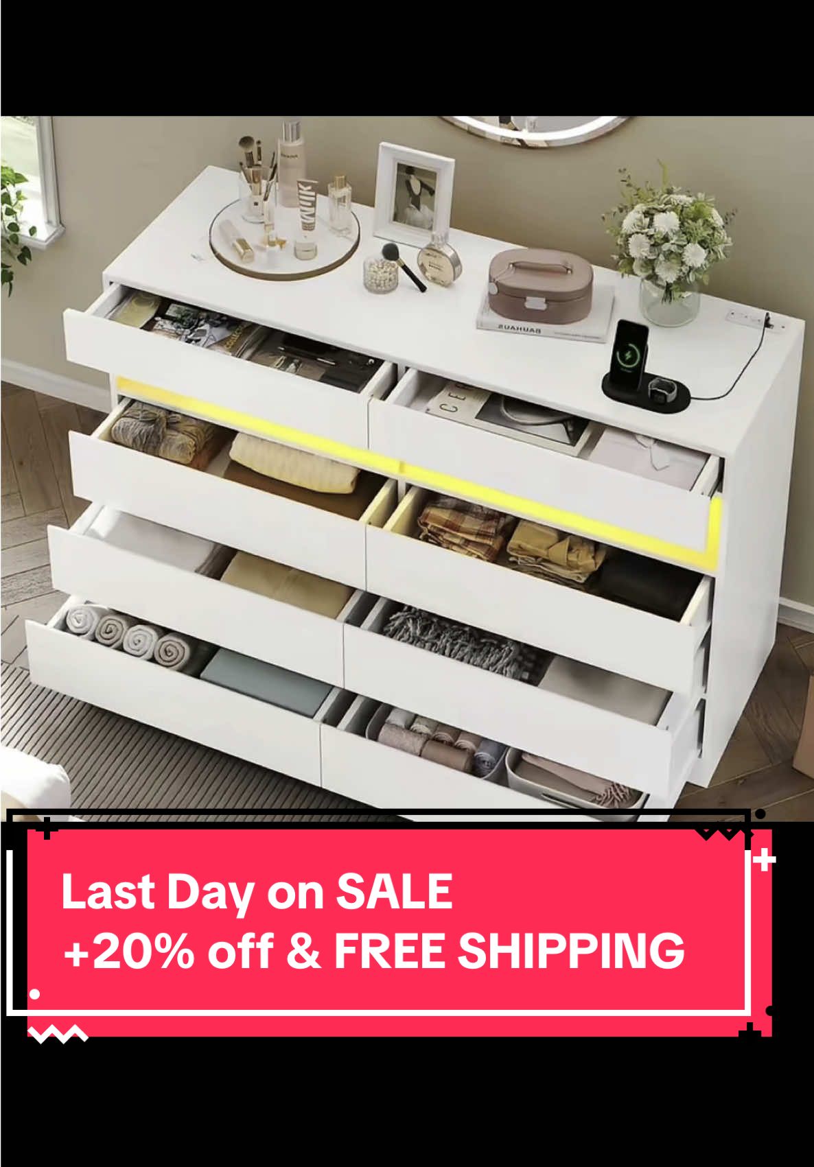 @Sikaic Official  Restock Sale de TikTok #roomdresser #dresser #dresserorganization #roomdecor #sikaicfurniture 