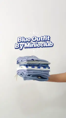 💙 Blue Outfit by Minieclub 💙 Style simpel, adem, dan pastinya nyaman untuk si kecil aktif seharian!✨ #bajuanak #ootdanak #setelananak #bajubaby #ootdbaby    