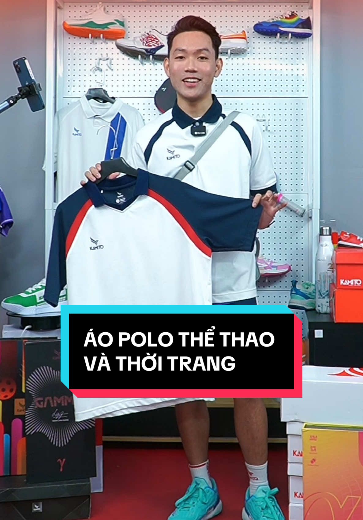 1 chiếc áo polo vừa thời trang vừa thể thao cho anh em #kamito #aothethao #aopolo #aothun #quanao 
