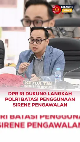 Wakil Ketua Komisi III DPR RI, Moh. Rano Alfath, S.H., M.H., mengapresiasi langkah Kakorlantas Polri Irjen Pol. Drs. Agus Suryonugroho, S.H., M.Hum., atas pembatasan penggunaan sirene pengawalan bagi pejabat negara. Ia menilai, langkah tersebut merupakan terobosan positif untuk menjaga ketertiban sekaligus merespons keresahan masyarakat. Lebih lanjut, Wakil Ketua Komisi III DPR RI tersebut juga menyatakan dukungan penuhnya terhadap setiap kebijakan yang mengedepankan ketertiban, kenyamanan, dan rasa keadilan masyarakat. Ia juga mendorong adanya sosialisasi yang baik agar masyarakat dan pihak berwenang memahami batasan penggunaan sirene. “Kami juga sering menerima aspirasi dari masyarakat terkait keluhan penggunaan sirene yang mengganggu. Karena itu, saya melihat kebijakan ini sejalan dengan semangat penertiban dan upaya menghadirkan ketertiban umum. Polisi sebagai Aparat Penegak Hukum (APH) sudah mengambil langkah antisipatif, dan tentu ini perlu kita kawal bersama agar aturan bisa berjalan konsisten di lapangan,” tutur Wakil Ketua Komisi III DPR RI, Minggu (21/9).  Humas Polri #kbpppolribreakingnewskaltim 