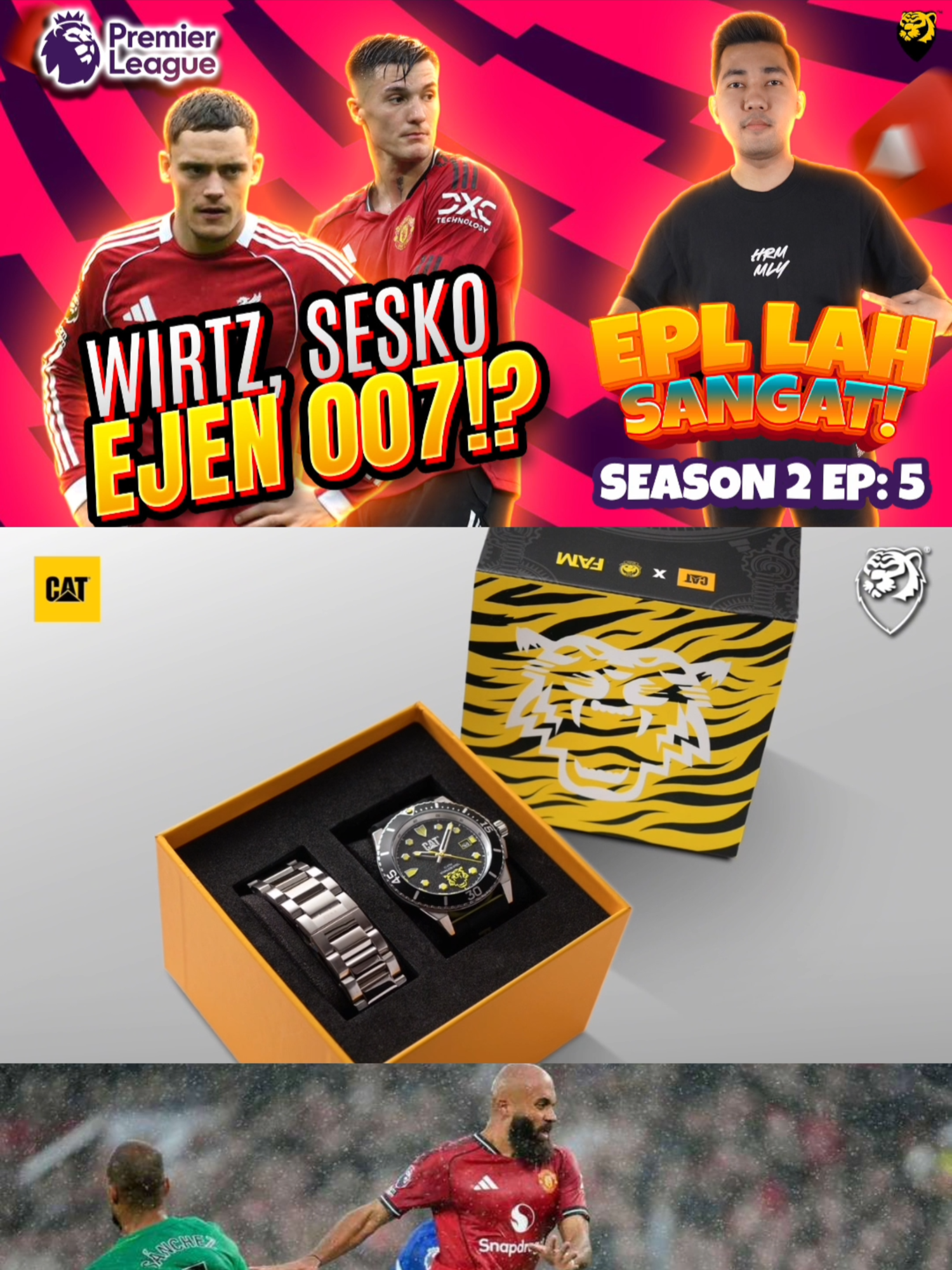 Tewaskan Chelsea, Amorim dapat talian hayat! Martinelli dulu dibenci kini kesayangan fans Arsenal! Dapatkan jam tangan eksklusif CAT x FAM laman web MyMarcoStore Anda boleh dapatkan jam tangan eksklusif CAT dengan menggunakan kod promo, HMFL35 untuk dapatkan diskaun sebanyak 35%.   Juara bulanan ‘Harimau Malaya Fantasy League (HMFL) September’ pun akan bawa pulang jam eksklusif ni!   Belum join WhatsApp Community kami? Join sekarang untuk info & update terus! 💬🟡⚫   #HarimauMalaya #DemiMalaysia #SuaraPenyokong #EPLLahSangat