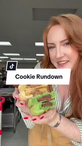 Cookie rundown! I even got more coming this week to Chloe’s Giant Cookies 🍪✨ what do YOU want to see?!  #cookies #giantcookie #stuffedcookie #bakery #baking 