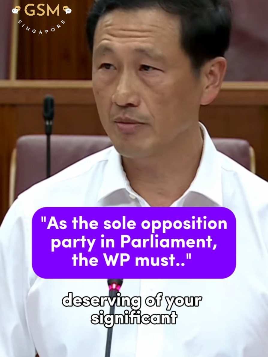 As the sole opposition party in Parliament, the WP must justify its standing and develop a LEGIT alternative voice. #fypsg #sgtiktok #pritamsingh 