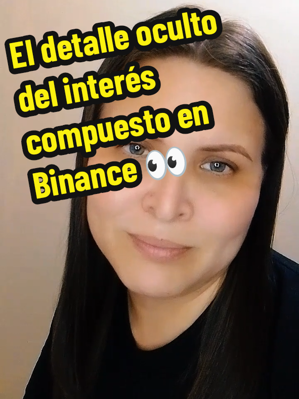 El detalle oculto del interés compuesto en Binance👀 #binance #tutorialbinance #interescompuesto #ahorro 