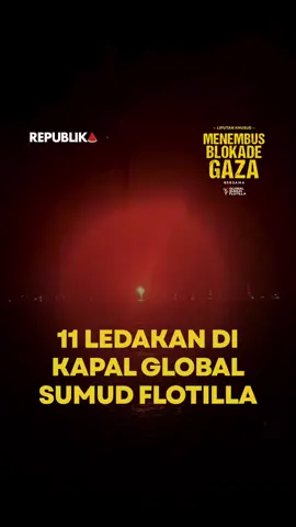 Para aktivis Global Sumud Flotilla mulai melaporkan adanya serangan yang menyasar kapal-kapal kemanusian yang berlayar untuk menembus blokade Gaza.  Salah-satu aktivis dalam pelayaran tersebut Jasmine Acar melalui saluran komunikasi para partisipan Global Sumud Flotilla mengabarkan, Rabu 24 September 2025 dini hari ada sebanyak 15 drone dengan ukuran besar mengitari armada-armada kemanusian yang saat ini memasuki perairan Yunani. Sementara itu aktivis Global Sumud Flotilla lainnya, Thiago Avila, menyampaikan dari atas kapal, sejauh ini sudah terdengar 10 ledakan. Menurut dia, daya rusak alat yang digunakan dapat melukai manusia dan merusak kapal. Produser: Ronggo Astungkoro  #Republika #CekRepublikaAja #MenembusGaza #FreePalestine 