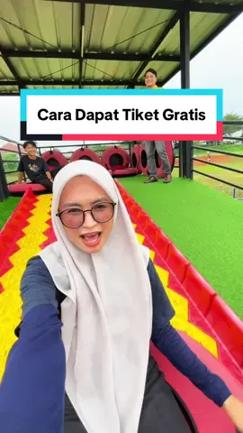 Yuk bikin video-nya dan dapetin tiket gratis bermain di Happy Garden Tigaraksa! 😍 #rainbowslide #playground #tigaraksa #tangerang 