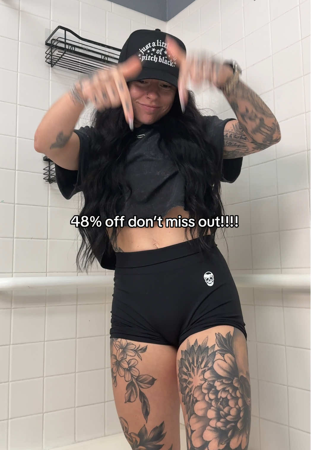 48% off! Yall this was fun to make 😜😜 grab your gym reaper shorts here!! @Gymreapers #gymreapers #tiktokshop 
