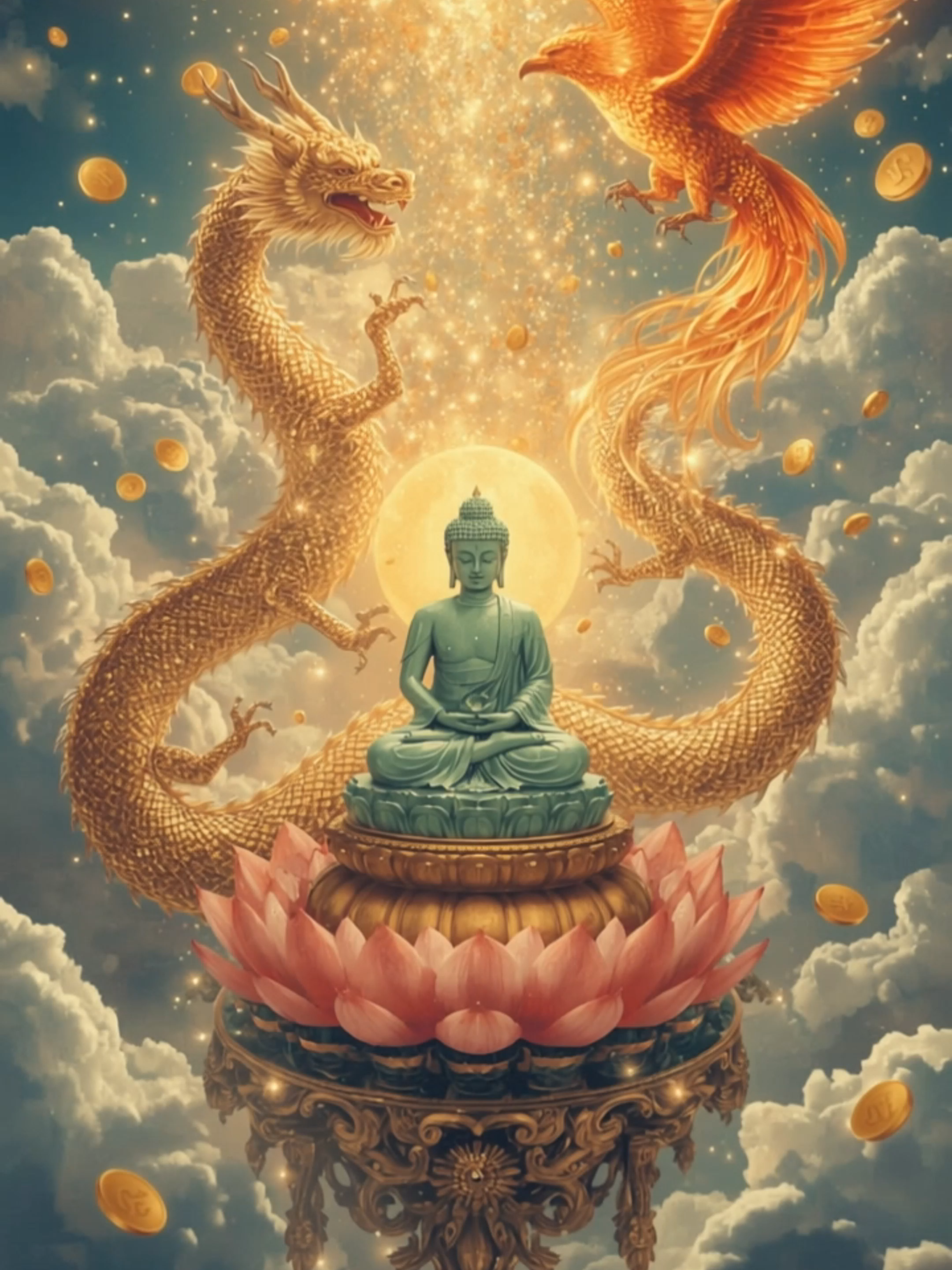 궁극의 행운! 용과 봉황이 당신의 부를 약속합니다. Ultimate Luck! Dragon & Phoenix Promise You Wealth. #lottery #rich #money #gold #lucky #pray #금전운 #재물운#chakra #복권당첨 #주파수 #소원성취 #돈 #부자 #富者 #Богатство #Денежныйпоток #財運 #富裕 #lottery #Деньги #Удачи #好运 #好運 #harta #お金 #钱 #dinero #เงิน #uang #secret #wealth #meditation #cash #Buddhist #Mindfulness #Wealth #ဗုဒ္ဓဘာသာ #မြတ်ဗုဒ္ဓ #ဘုရား #မင်္ဂလာ #ငွေကြေး #ချမ်းသာ #ဆုတောင်းပြည့် #ကံကောင်းခြင်း #ဥစ္စာဓန #တရားထိုင်ခြင်း #พุทธศาสนา #พระพุทธเจ้า #มั่งคั่ง #ร่ํารวย #โชคดี #เงินทอง #บุญ #ព្រះពុទ្ធ #ភាពសម្បូរបែប #អ្នកមាន #សំណាងល្អ #លុយ #බුදුන්වහන්සේ #සෞභාග්‍යය #ධනවත් #වාසනාව #මුදල් #ຄວາມຮັ່ງມີ #ຄົນຮັ່ງມີ #ໂຊກດີ #ເງິນ