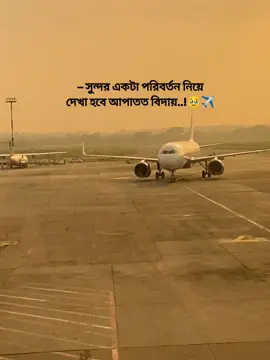 – সুন্দর একটা পরিবর্তন নিয়ে  দেখা হবে আপাতত বিদায়..! 🥹✈️ #শখের_বিদেশ😅🥀 #foryou #Sk_Aryan_Ahmed #fypシ 