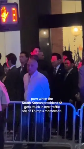 It’s UN week 🌐 #president #이재명 #motorcade #southkorea #trump 