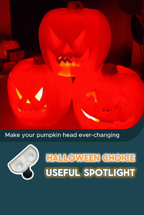Shocking discovery! This outdoor spotlighting is so useful and cheap! No need to charge, I put them in Jack’s lantern, they look beautiful and comfortable at night!! There are 8 in one set! I use them as Halloween decorations on my porch. It’s really festive! #smartsolarlights #tiktokshop #yardwork #Outdoors #halloween 