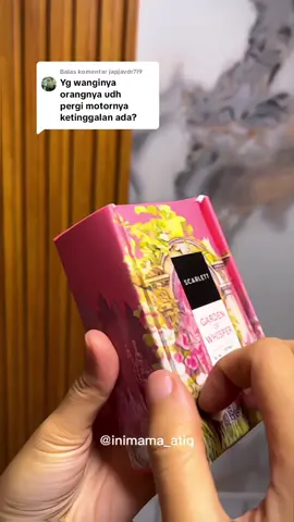 Membalas @japjavdr7l9 wanginya yang ketinggalan ya kk 🥰 #parfum #parfumscarlett #parfumwangi #parfumrecomended #wibgajian 