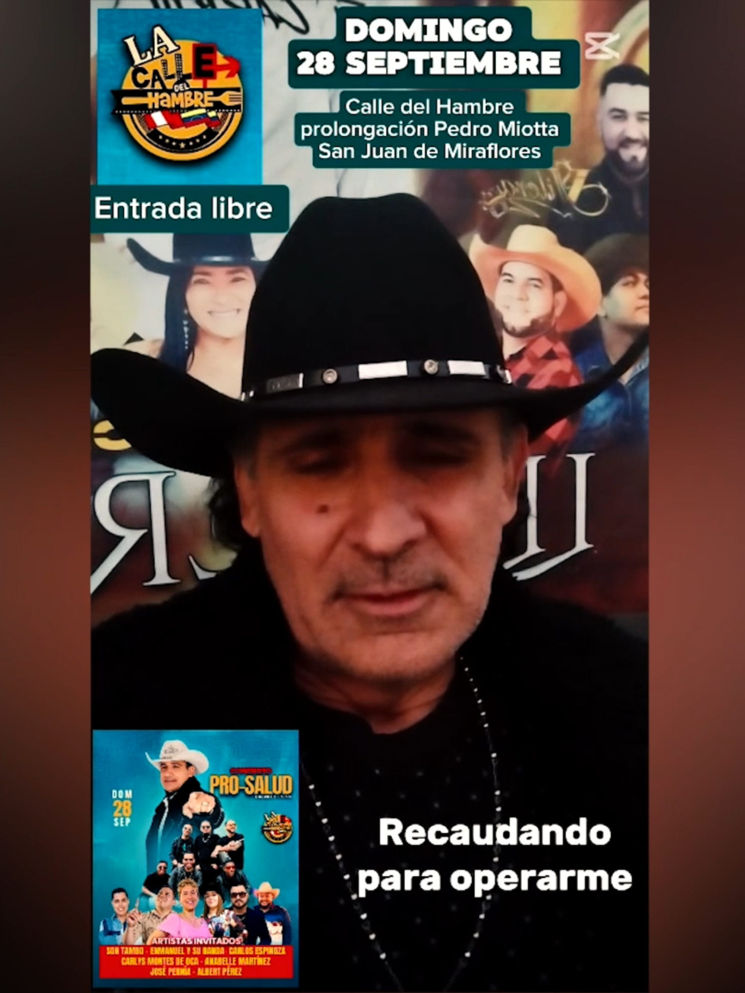 🌟 EVENTO SOLIDARIO POR LA SALUD DE GABRIEL DE PALMA 🌟 Amigos y amigas ❤️, hoy nuestra voz se une por una sola causa: la salud de nuestro querido cantante Gabriel de Palma. En una entrevista especial de Divergentes junto a la talentosa Carlys, te contamos sobre esta jornada única de amor, música y solidaridad. 🎤✨ 🎶 Disfruta de artistas invitados, rifas, actividades y muchas sorpresas. 💵 Todo lo recaudado será destinado íntegramente a apoyar a Gabriel. 🙏 Tu presencia y colaboración harán la diferencia. ✨ Ven con tu familia, trae a tus amigos y forma parte de esta gran cadena solidaria. Juntos podemos lograrlo. 📅 Domingo 28 de septiembre 📍 Calle del Hambre – San Juan de Miraflores @elgabodevenezuela @carlyscantante 🕒 Desde las 5:00 pm 💖 ¡Unidos por Gabriel de Palma! 💖