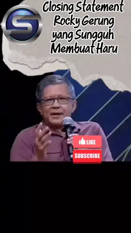 Rocky Gerung Bikin Nangis #CapCut #fypシ゚ #fypシ゚viral 