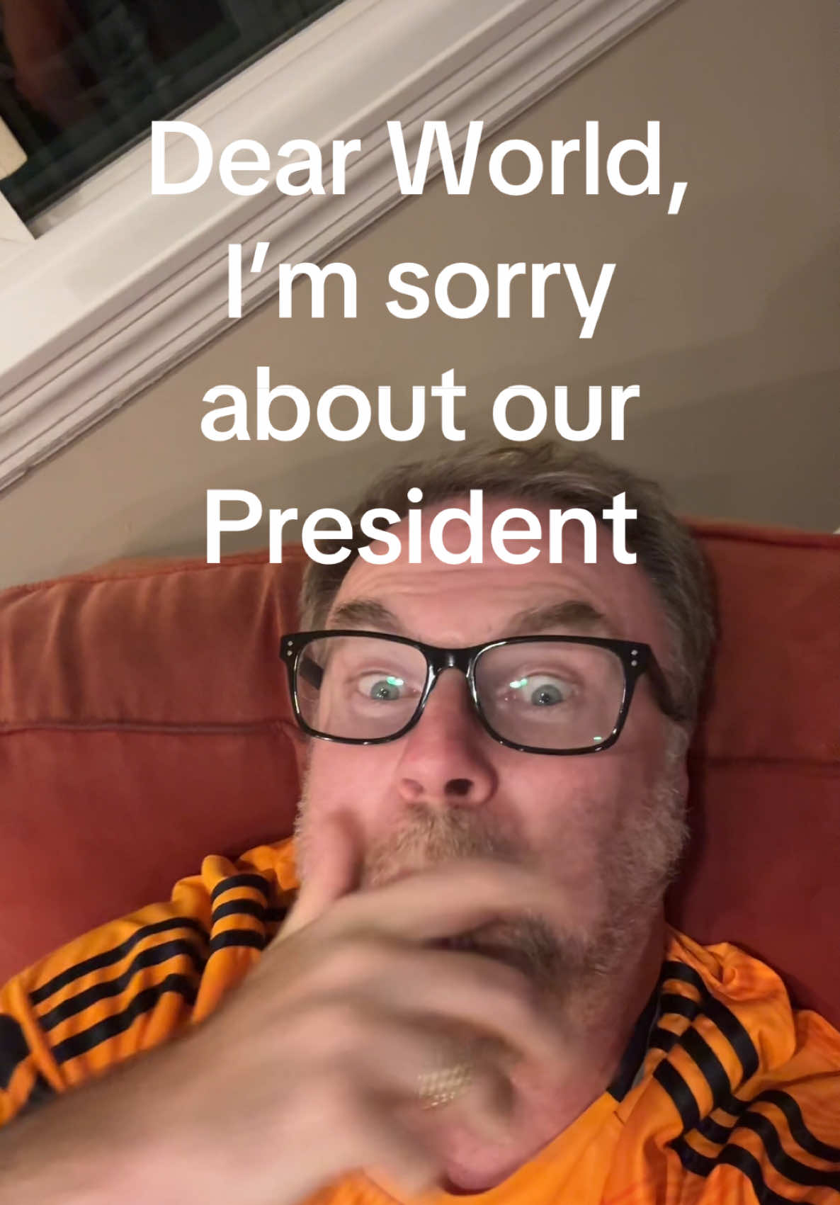 Sorry about Trump. Our bad! I just watched Donald J Trump‘s address to the United Nations and I need to apologize to everyone in the world for our President.  This is incredibly embarrassing. Our bad.  #trump #maga #worldtok #unitednations #eurotok 