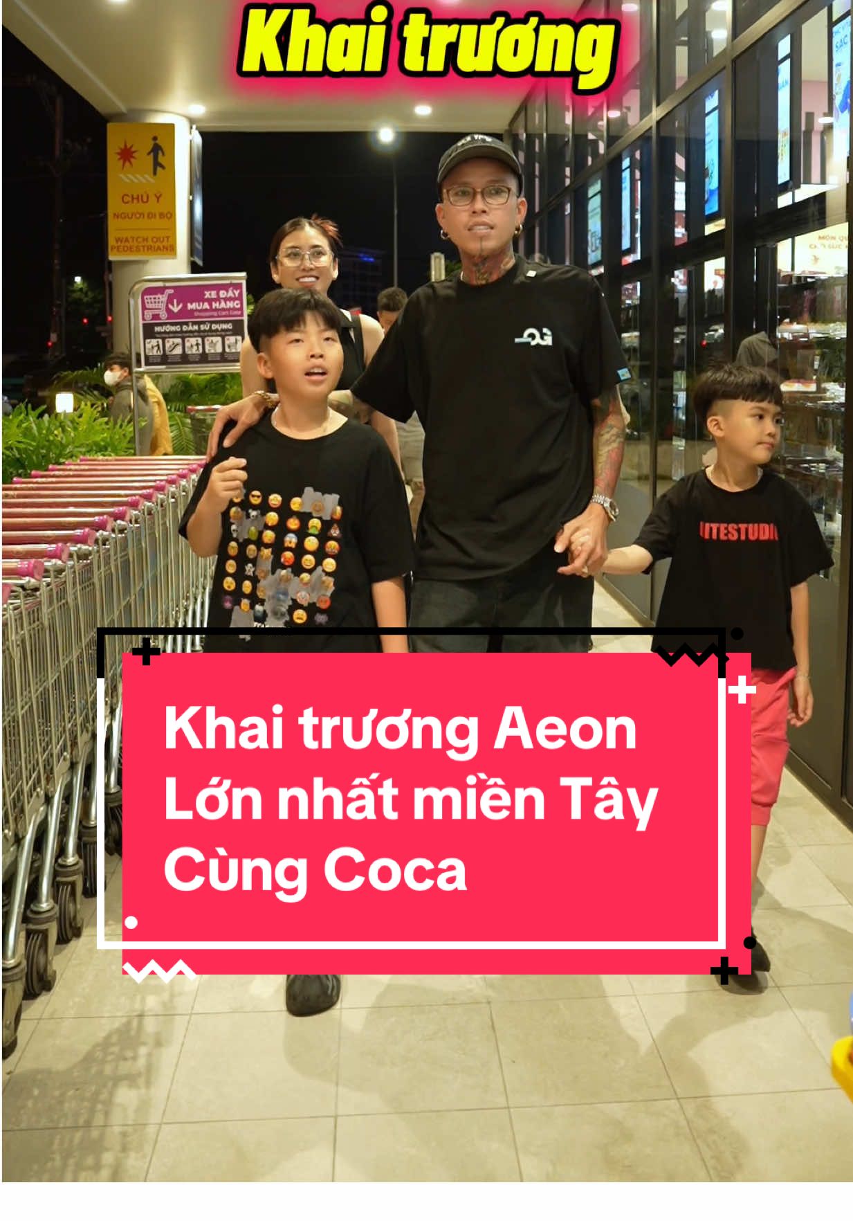 Khai trương Aeon lớn nhất miền Tây.., lớn nhất tại vì đầu tiên của miền Tây.. 😂 #cocaanroixam #leduongthanh #thanhtattoola #cocatattoola #aeontanan 
