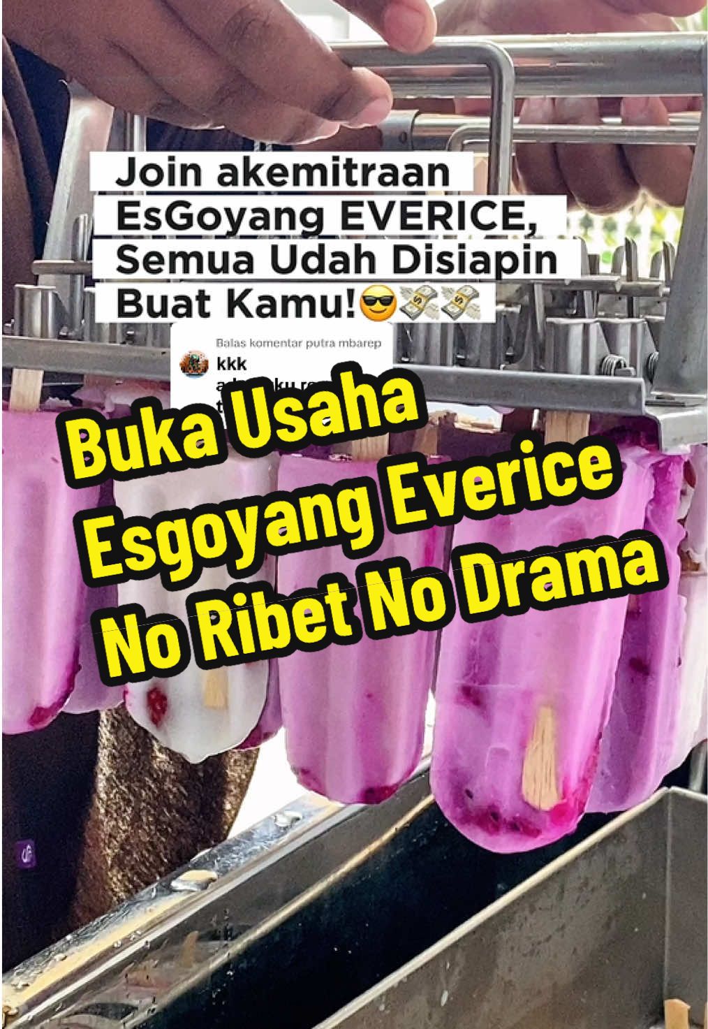 Membalas @putra mbarep Join akemitraan Es Goyang EVERICE, Semua Udah Disiapin Buat Kamu🥳 #esgoyang #esgoyangjadul #everice #paketusaha #xyzbca #usahakekinian 