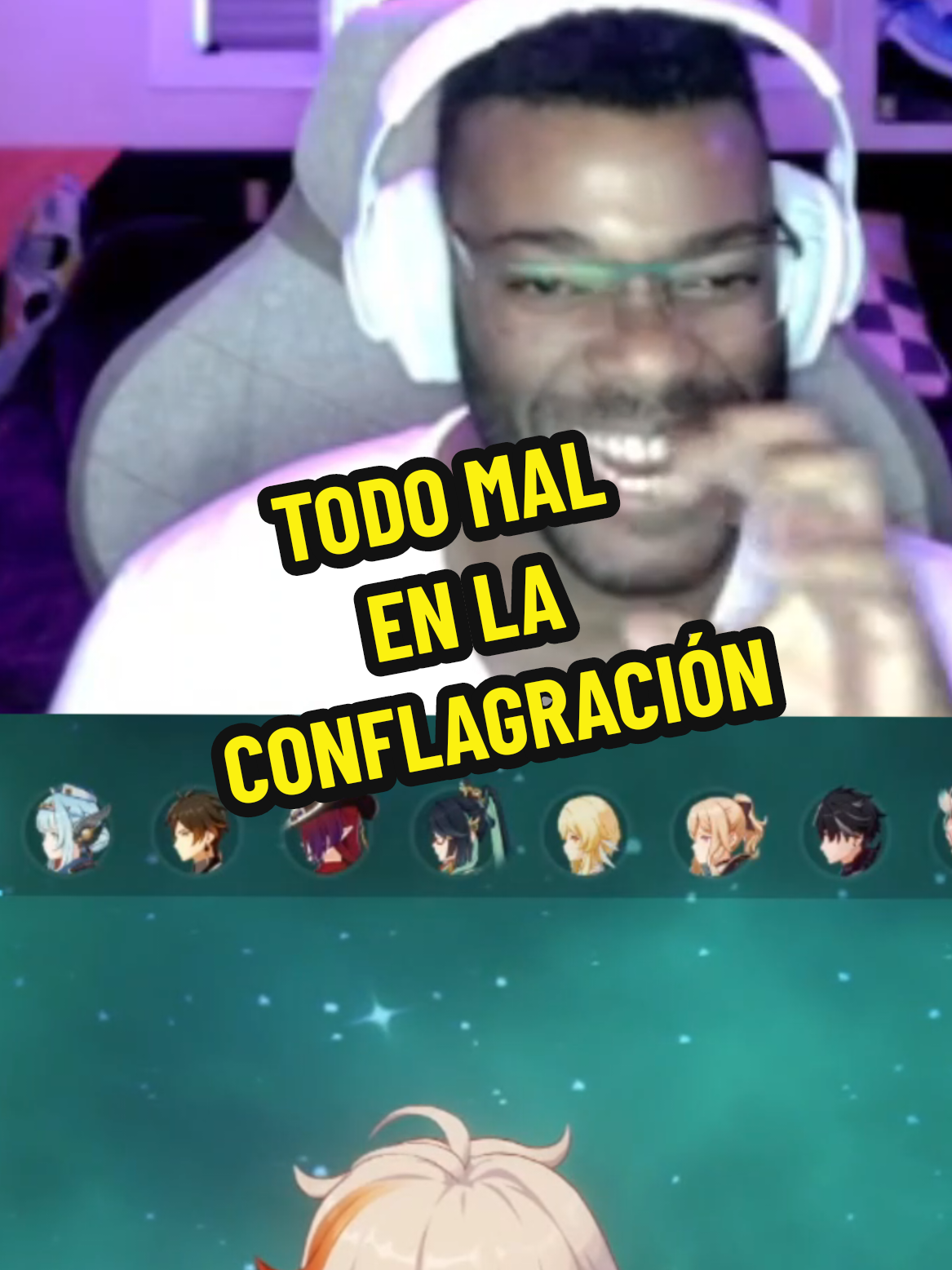 no podía pasarme la Conflagración, y mira por qué 😞 #GenshinImpact #neuvillette #ineffa #kazuha #xilonen 