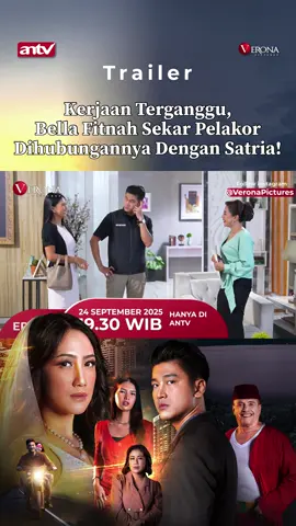 Tersebarnya berita fitnah soal Sekar jadi pelakor di antara Bella dan Satria membuat hubungan Satria dan Sekar retak 💔 Apa yang sebenarnya Bella rencanakan hingga mengancam Astari? Malam ini Episode 13 “Rindu Tak Berujung” 🗓 Rabu, 24 September 2025 📺 ANTV ⏱19:30 WIB @Tamara Tyasmara  @Anrez Adelio  @Sorayarasyid  @RennyNovita  #VeronaPictures #RinduTakBerujung #Episode13 #ANTV #Trailer 