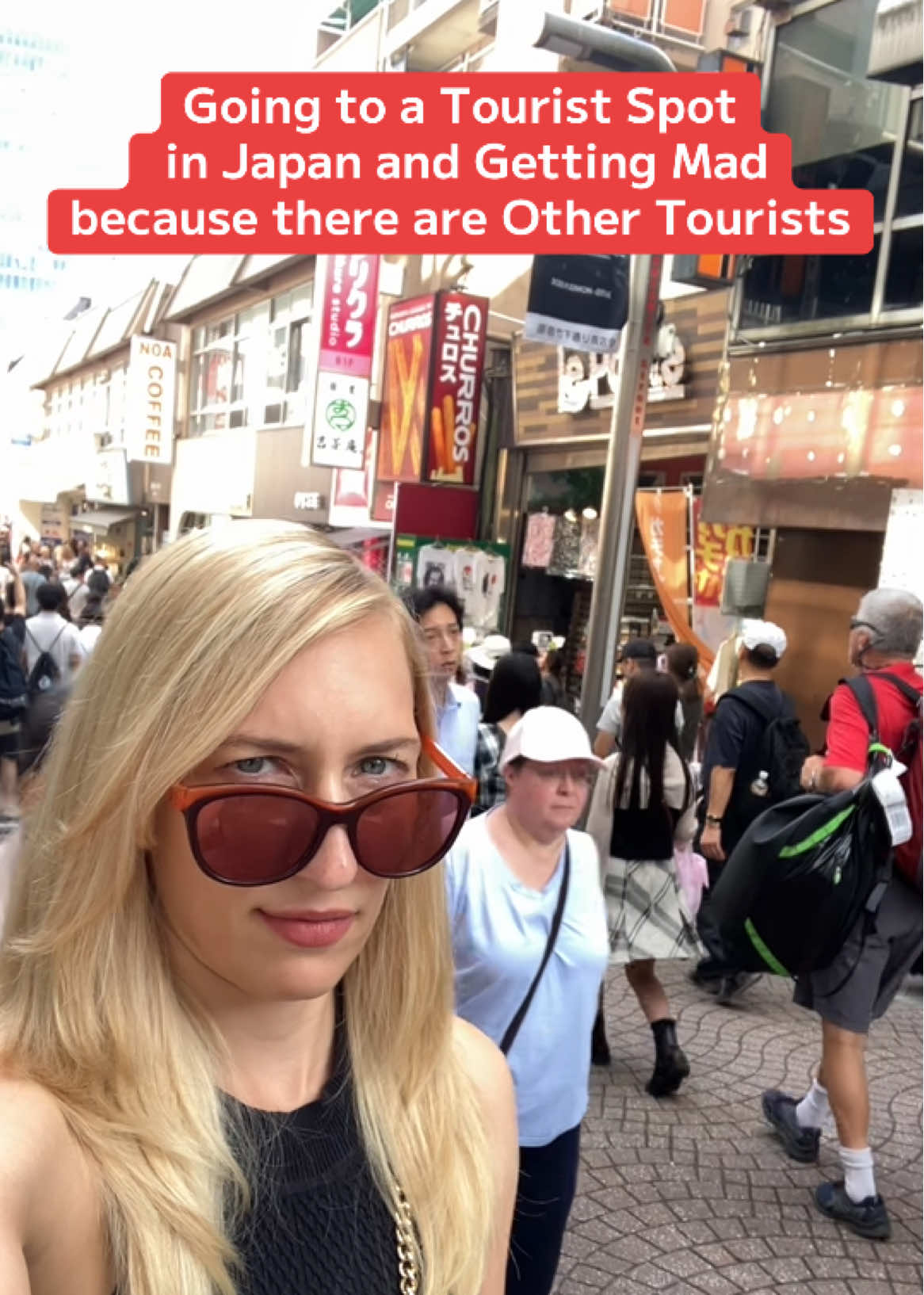 It’s always ironic when tourists complain about there being too many tourists in Japan. It’s like… what about you? 😛 #japan  #japanlife  #tokyo  #harajuku  #traveljapan 