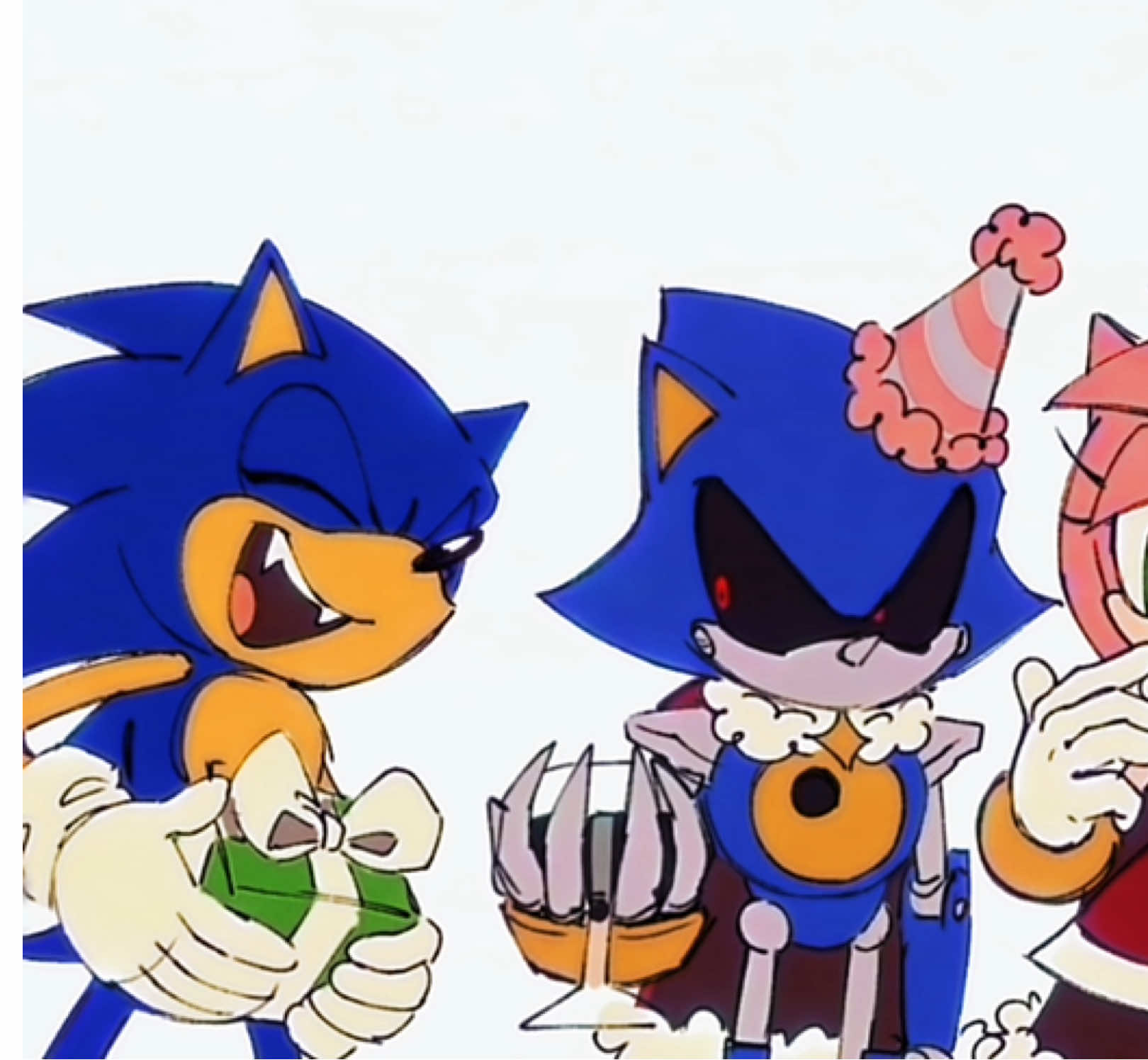 Im not late, it’s still 11:55pm where I’m at 😛 #metalsonic #sonic #sth #amyrose
