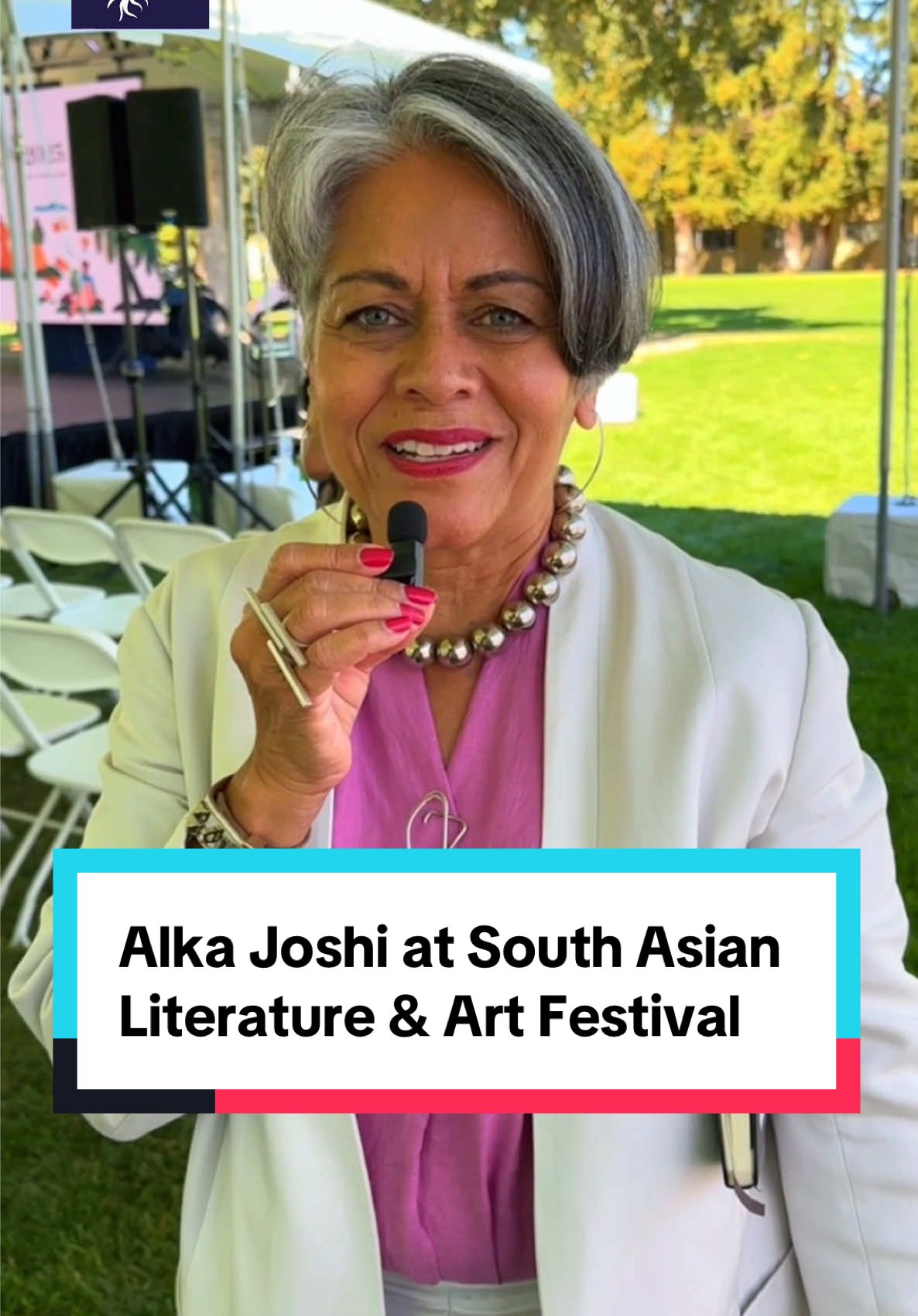 When we dive into the art and stories of the past, we find a richer sense of who we are. At the South Asian Literature and Art Festival 2025, New York Times bestselling author @Alka Joshi reminded us that young people can shape a more accepting world by celebrating and writing about their heritage. #AlkaJoshi #IndianAmerican #Identity #SouthAsianVoices #BayArea 