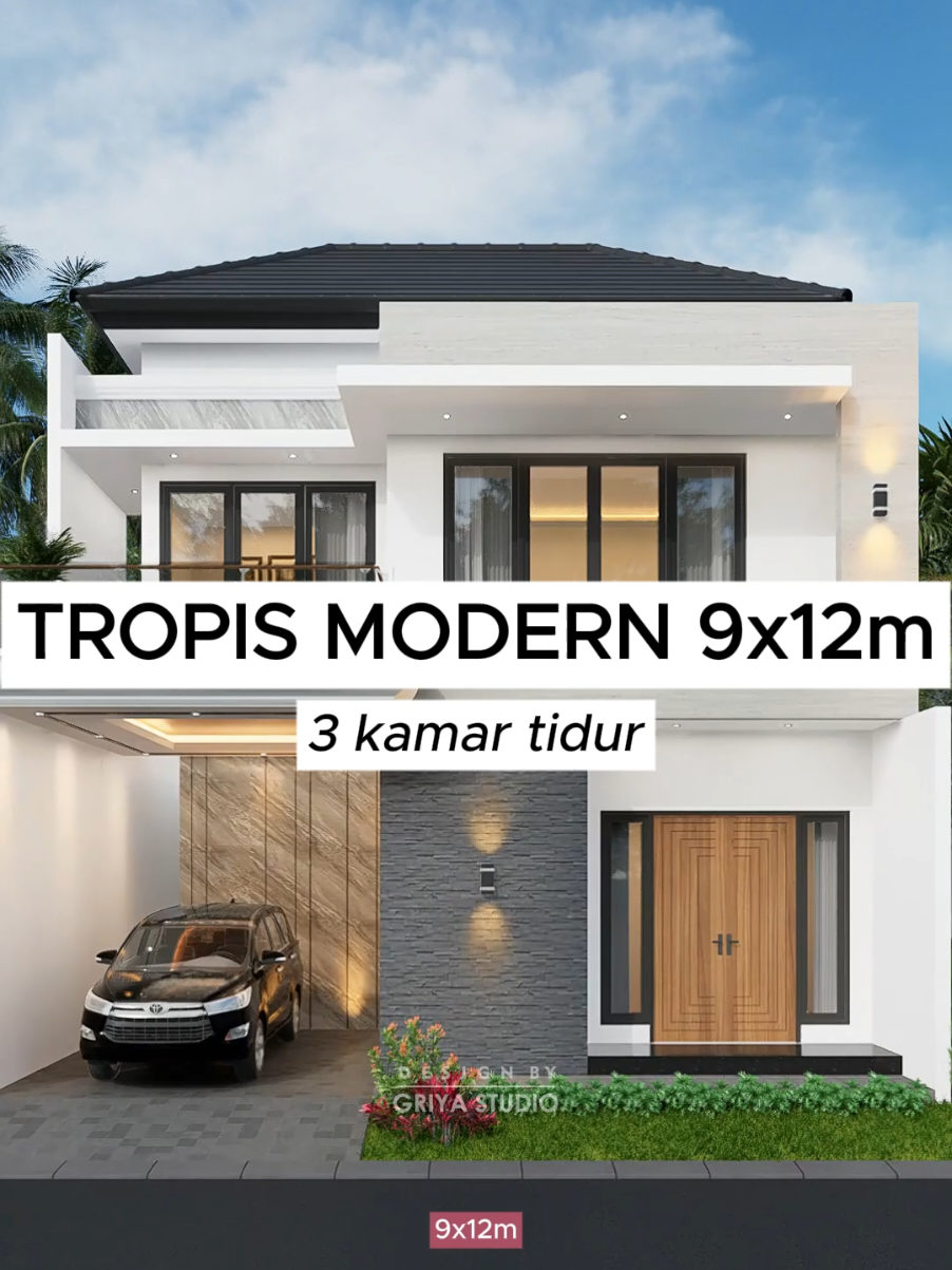 Semoga 2025 dimampukan punya rumah sekeren ini..aamiin #jasadesainrumah #arsitek #desainrumah #property 