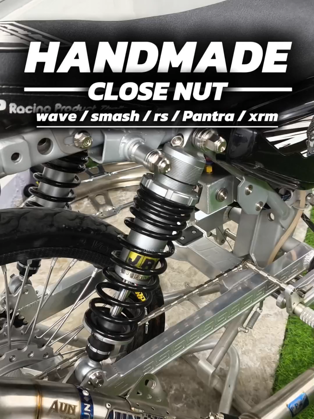 ganitong close nut ang pang diinan🔥🔥 #handmade #closenutbolts for Wave, Pantra, xrm, Smash, rs #motorshow #streetbikeconcept #thailand 