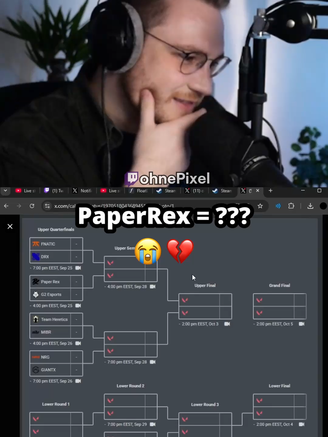 my favourite spanish org paperrex 😭 #ohnepixel #ohnepixelclips #Valorant #vct #valorantchampions #paperrex #prx