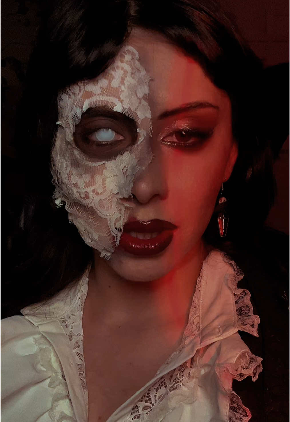 Angel of music 🎼 #phantomoftheopera #spooky #halloween #makeup