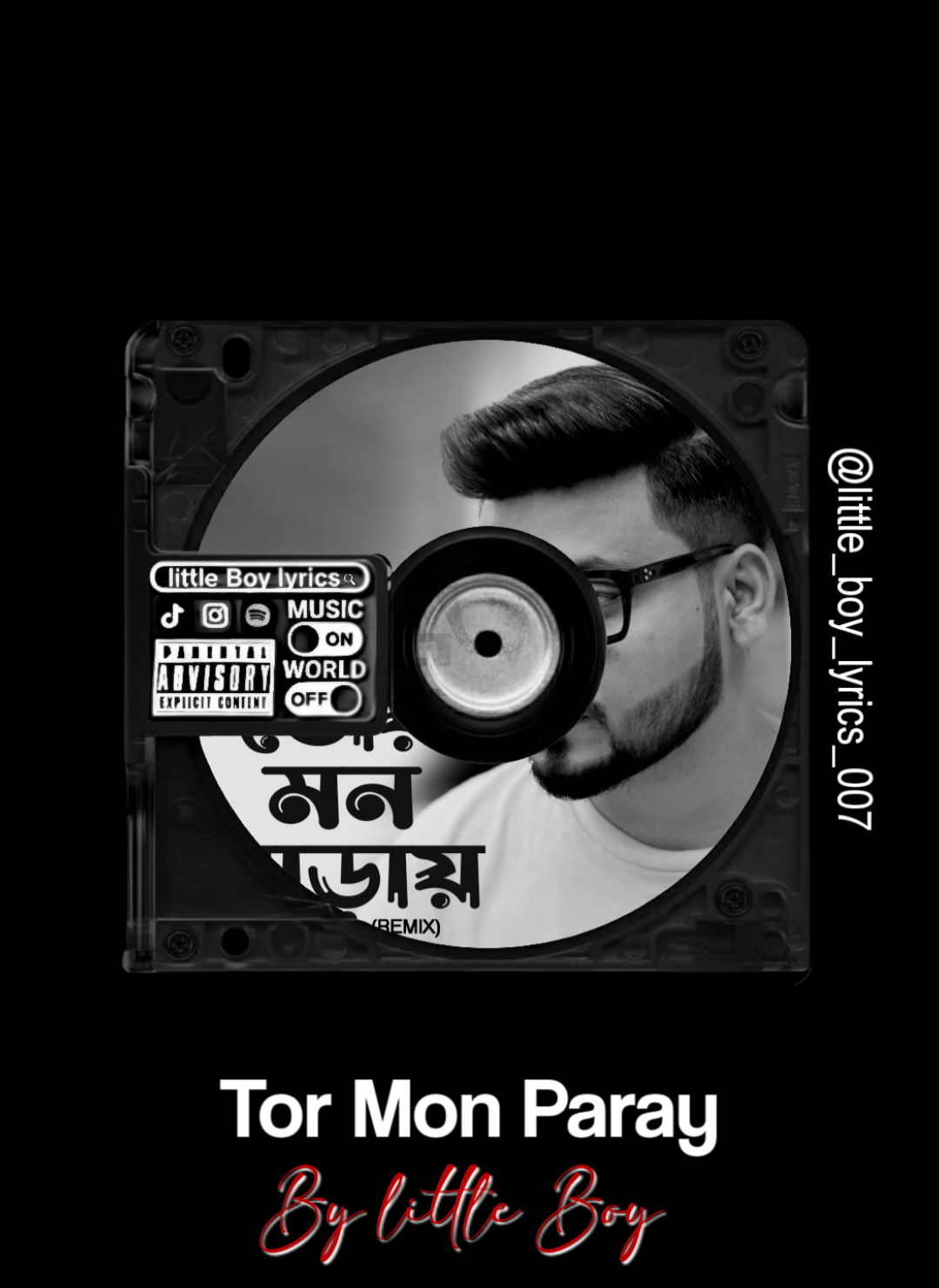 Ovimani mon amar >>> 🖤 #little_boy_lyrics_007#lyrics_song#lyricsvideo#treanding#foryou@TikTok @For You @TikTok Bangladesh 