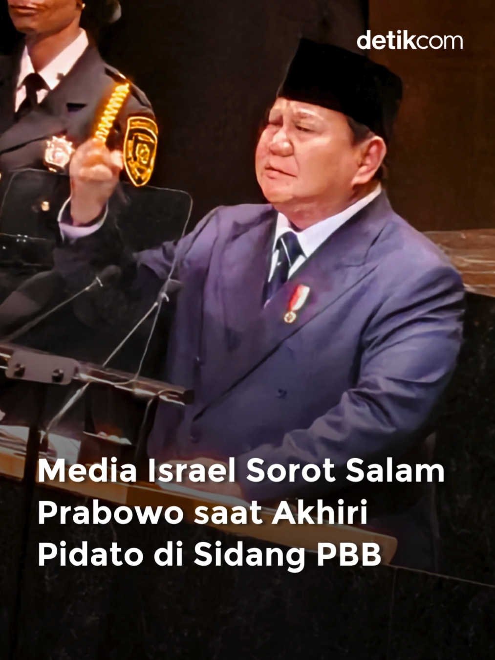 Media terkemuka Israel menyoroti pidato Presiden RI Prabowo Subianto di Sidang Majelis Umum Perserikatan Bangsa-Bangsa (PBB). Media The Times of Israel menyoroti pernyataan Prabowo yang mengatakan bahwa menjamin keamanan Israel adalah kunci perdamaian, dan mengakhiri pidatonya dengan ucapan 
