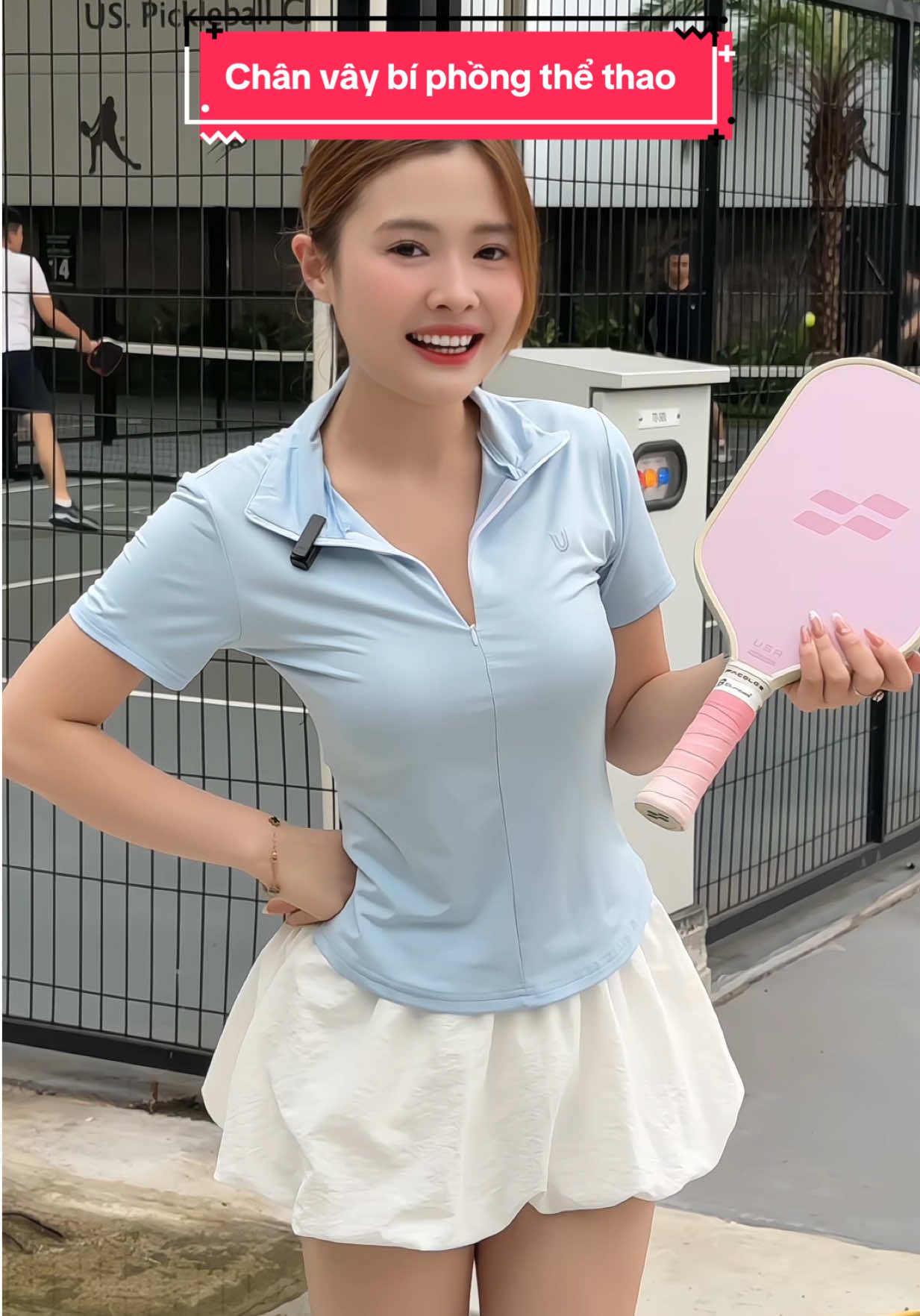Chân váy bí phồng thể thao #huếbabii #chanvaythethao #todayuwear 