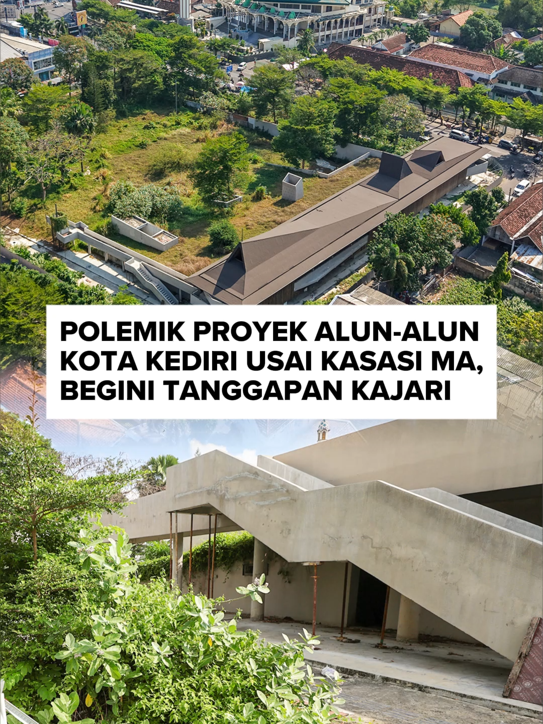 Polemik proyek alun-alun pascaputusan kasasi dari Mahkamah Agung (MA) agaknya akan segera mendapat kejelasan. Hal tersebut setelah appraisal atau penaksiran oleh pihak ketiga yang disepakati oleh pemkot dan rekanan selesai. Selanjutnya, nasib proyek masih menunggu review Badan Pengawas Keuangan dan Pembangunan (BPKP) Kepala Kejaksaan Negeri (Kajari) Kota Kediri Andi Mirnawaty yang kemarin menyerahkan legal opinion (LO) ke Pemkot Kediri mengatakan, kelanjutan proyek alun-alun memang harus dilakukan upaya-upaya khusus oleh Pemkot Kediri. Terutama, untuk mengetahui sejauh mana kewajiban Pemkot Kediri. #alunalun #alunalunkediri #kediri #kediri24jam #PemkotKediri #radarkediri #jawapos