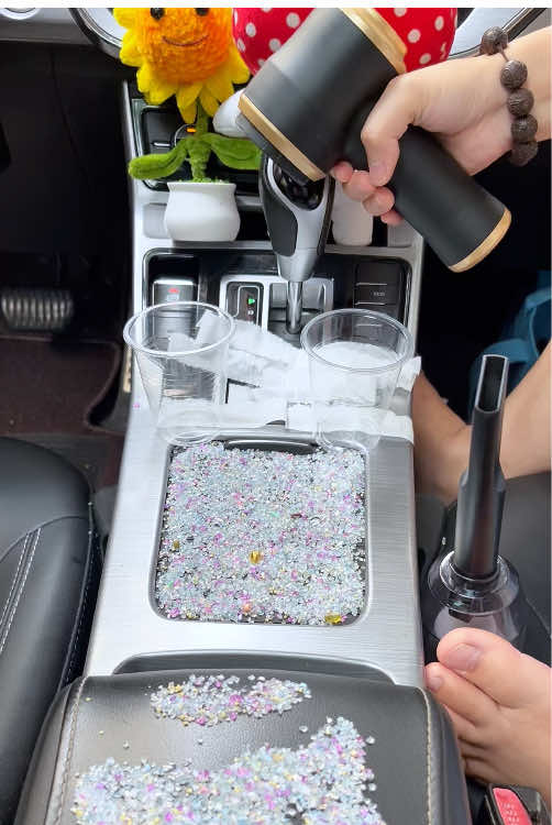 I like this portable car vacuum cleaner very much. It is small, portable and wireless.#car #outdoorfun #tiktokshopmemorialday #fyp #carcumm  
