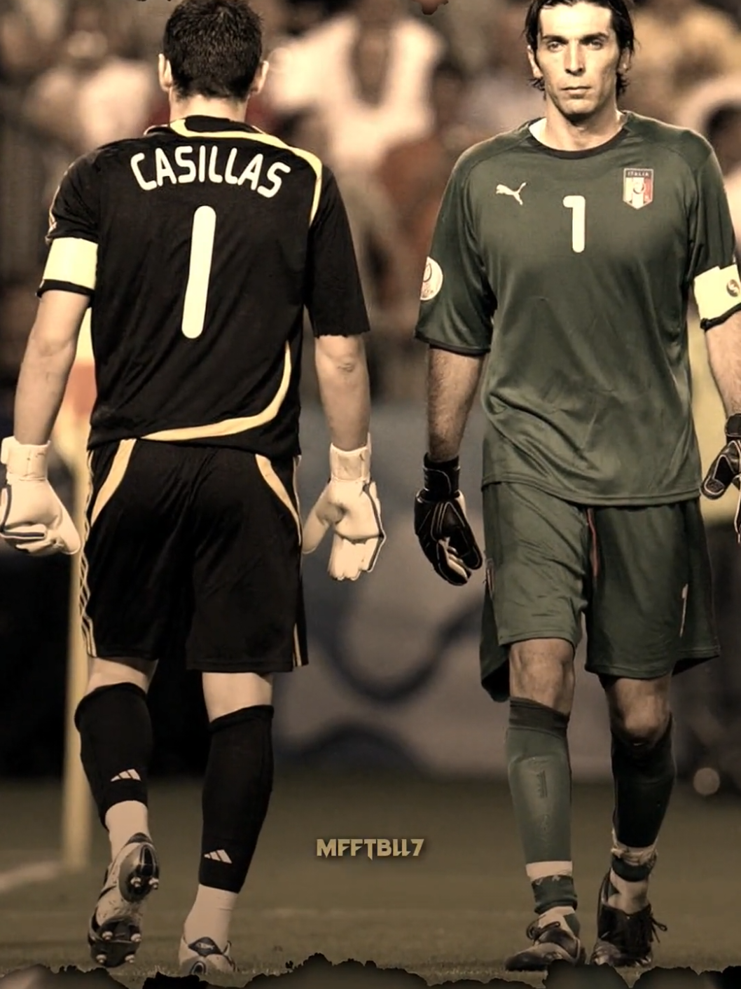 Ketika duo kiper terbaik dipertemukan🥶 #buffon #vs #casillas #goalkeeper #fyp 