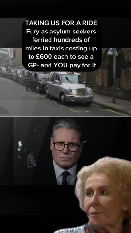 TAKING US FOR A RIDE Fury as asylum seekers ferried hundreds of miles in taxis costing up to £600 each to see a GP- and YOU pay for it. TAXPAYERS are stumping up millions of pounds a year for taxis to take asylum seekers hundreds of miles to see doctors. The Home Office’s contractor Clearsprings Ready Homes coughed up nearly £350,000-a-month for 6,000 journeys at one firm. Ministers were last night under pressure to reveal the scheme’s full cost as Home Secretary Shabana Mahmood launched a probe. Critics called it a “slap in the face” for pensioners struggling to get any care through the creaking NHS. Migrants who are moved hotels may keep the same doctors, especially for GP referrals. They are eligible to be transported by taxi or mini-cab to each appointment.