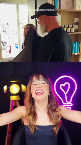 ele foi cortar UM FIO de cabelo
