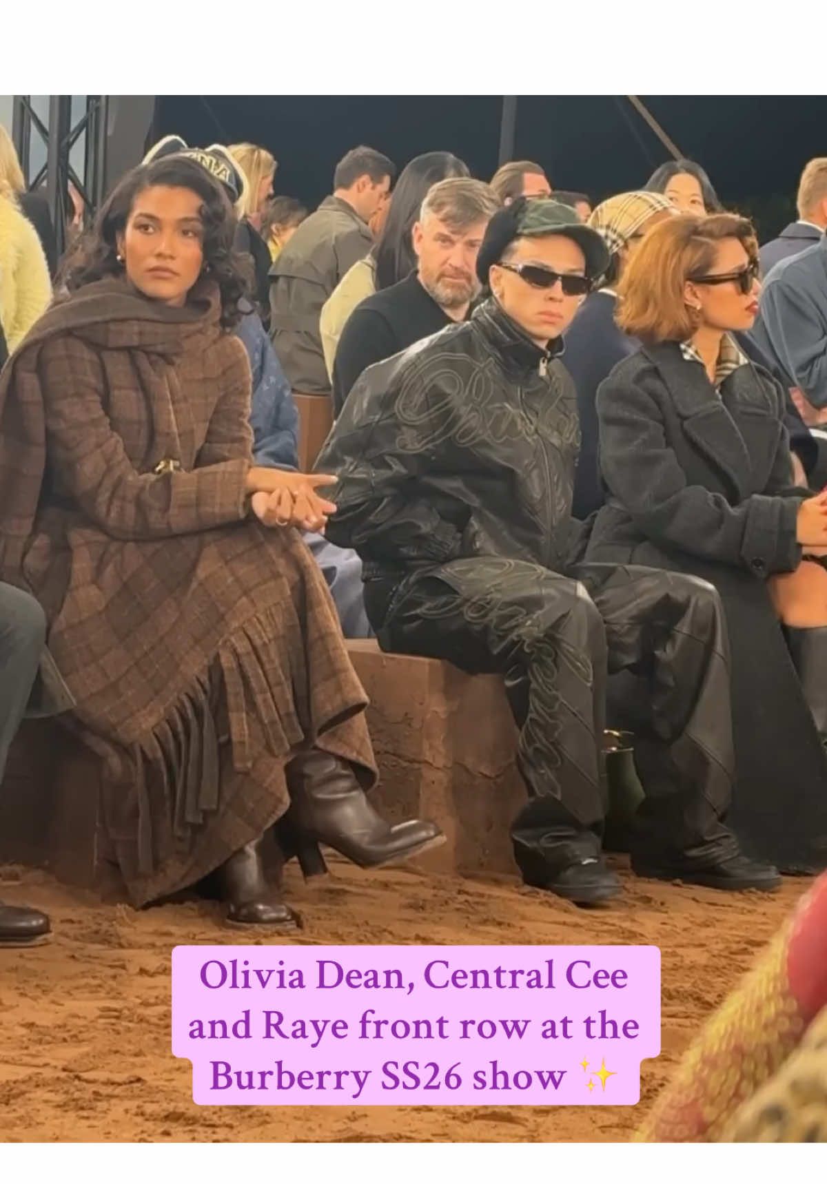 Doesn’t get more British than this! 🇬🇧🇬🇧🇬🇧  #oliviadean #centralcee #raye #oliviadeano #burberry 