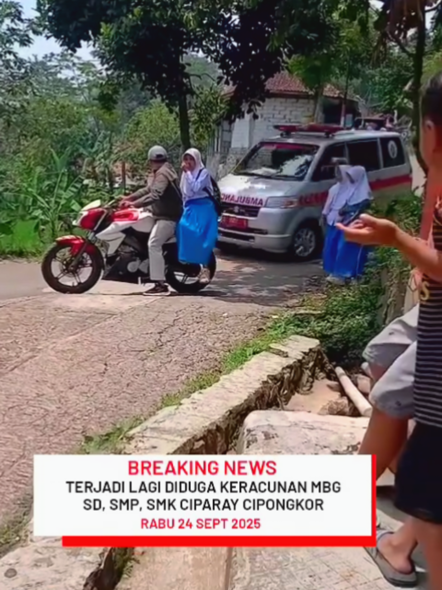 #mbg perlu evaluasi lagi dan terjadi lagi ker4cunan MBG di #ciparay 