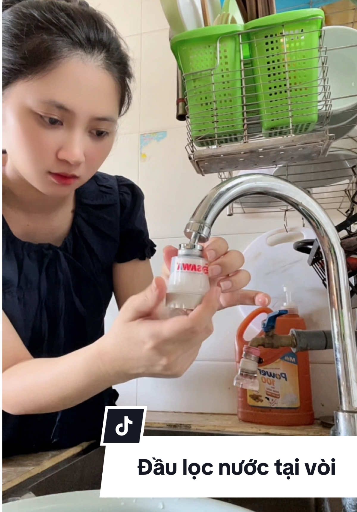 Yên tâm dùng nước sạch với đầu lọc tại vòi #daulocnuoctaivoi #daulocnuocsawa 