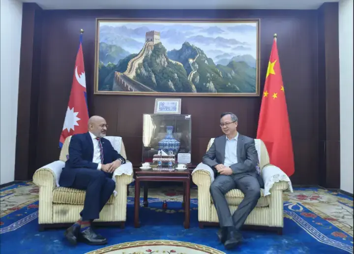 Pleased to meet Mr. Riaz Lodhi, WFP Representative & Country Director in Nepal. We discussed ways to support Nepal for the benefit of its people and reaffirmed our commitment to strengthening our strong partnership.
