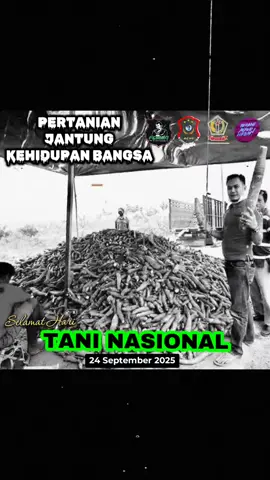 Selamat Hari Tani Nasional PERTANIAN JANTUNG KEHIDUPAN BANGSA  #haritaninasional #pertanian #haritani #aktivis #pejuangrakyat 