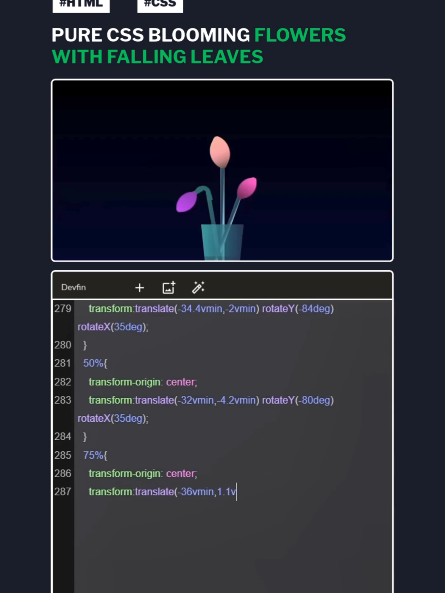 Folowers | HTML & CSS #coding #programming #programmer #developers #html #htmlcss #foryoupage