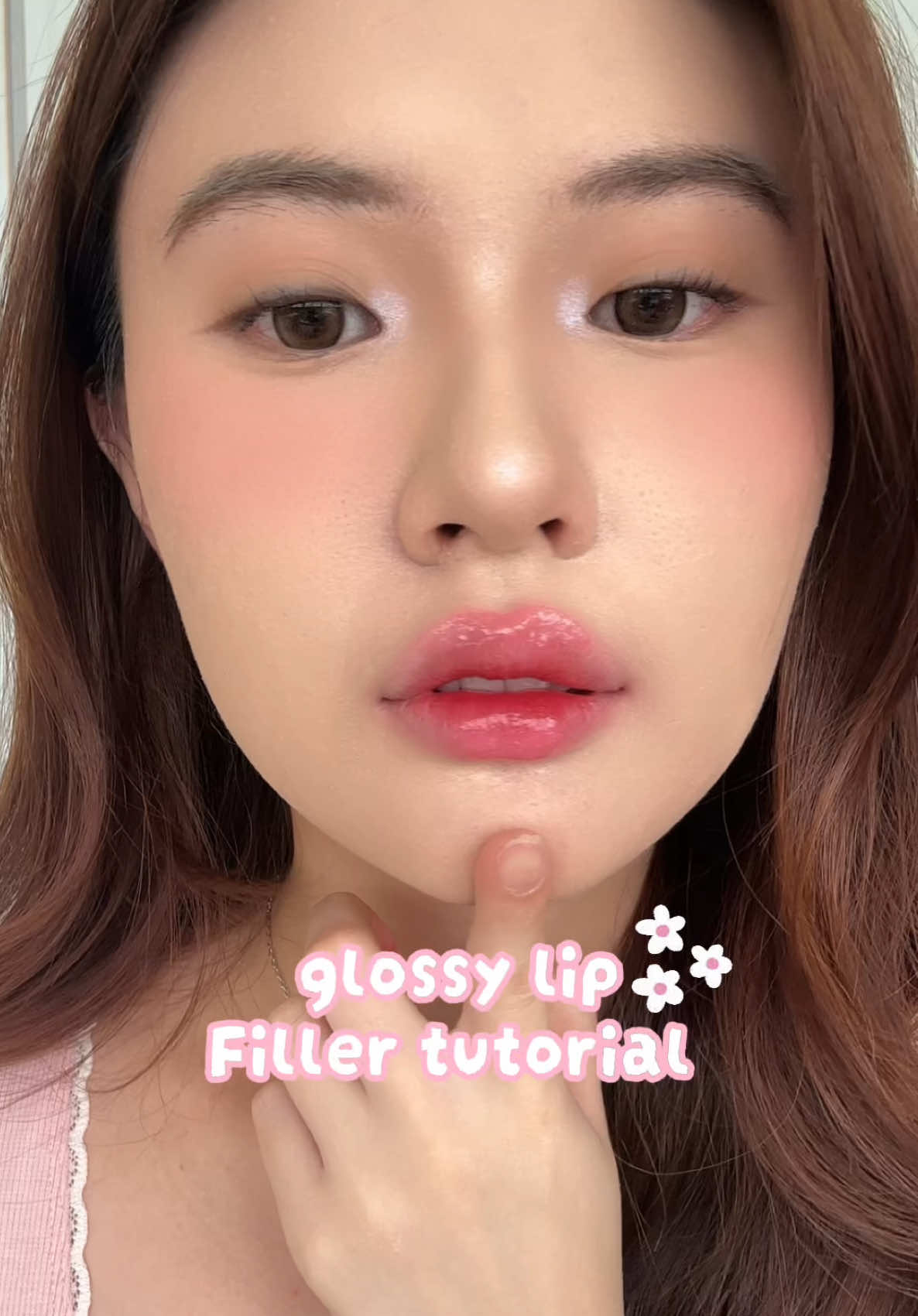 glossy lip filler tutorial 👄 💉 #barenbliss #barenblissid #joyfulcleanbeauty #breakthemattelimit #glowtint                                                                    