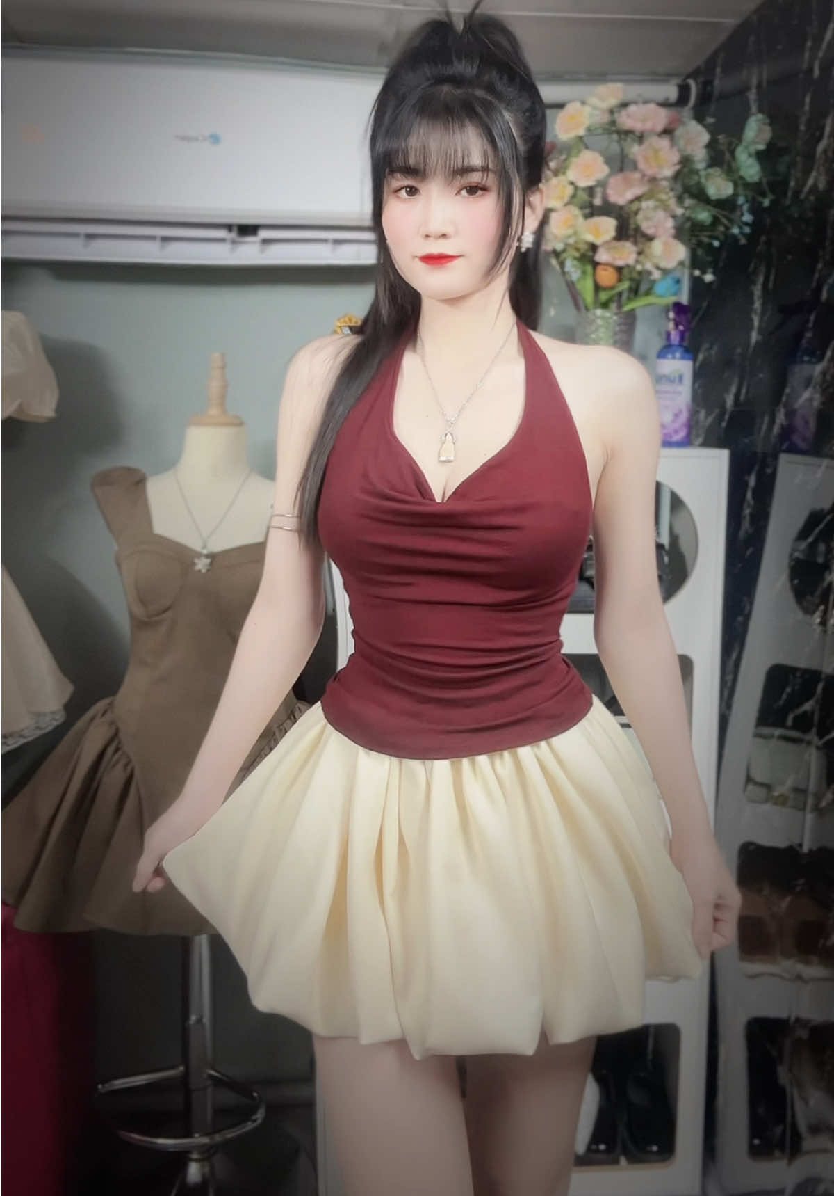 áo mặc 2 kiểu #ao #aoxinh #aothun #aonu #aokieu 