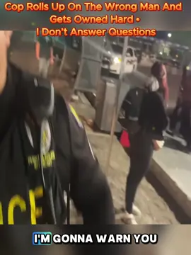 Cop Rolls Up On The Wrong Man And Gets Owned Hard#police #cops #catch #foryoupage #fyp 